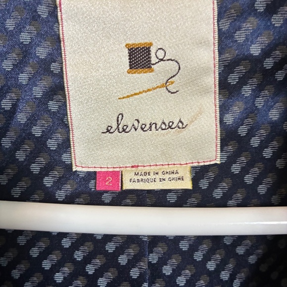 Anthropologie Elevenses First Frost Hooded Jacket Size 2 - Picture 6 of 6